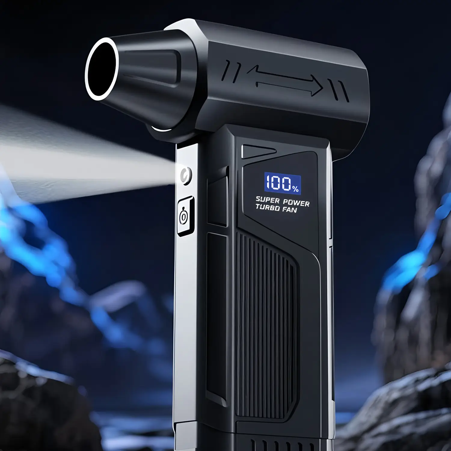 Violent Fan 110000RPM Powerful Air Blower Vacuum Dust Cleaner Type-C Charge Strong Winds Brushless Turbo Jet Blower for Desktop product view