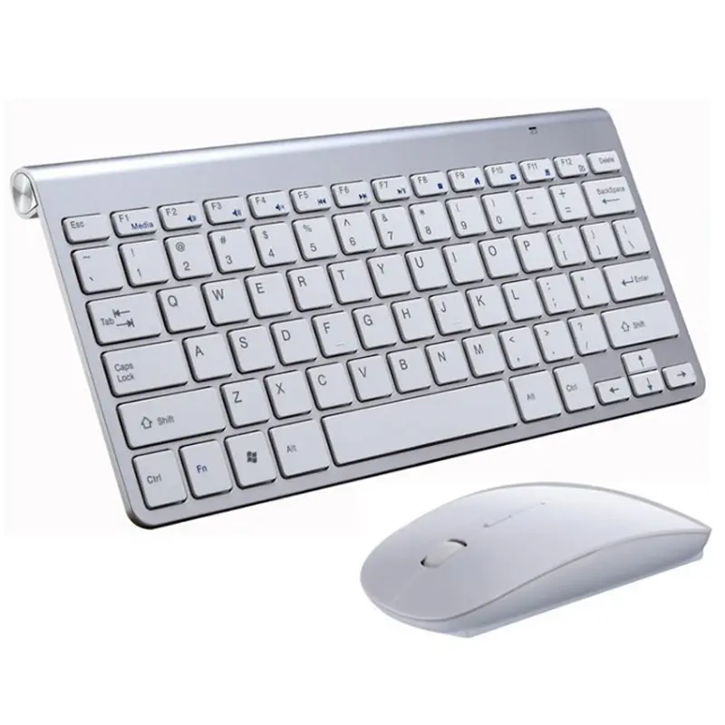 2.4G Wireless Keyboard and Mouse Combo Mini Korean Russian Spanish Hebrew Arabic Keyboard Mouse Set For Notebook Laptop Mac product view