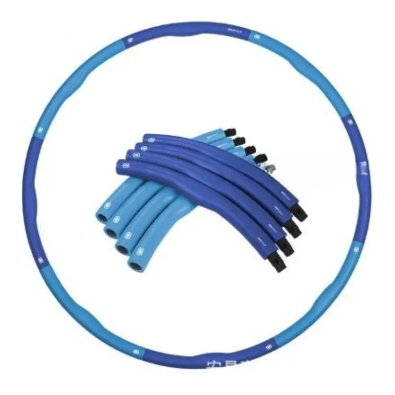 8-Segment Detachable Silent Massage Hula Hoop Single Convex Foam Portable Entertainment Fitness Body Building Sports Equipment product view