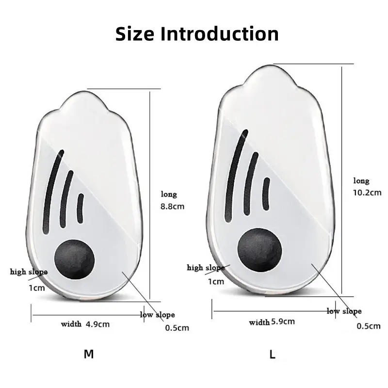 O/X Leg Type Valgus Varus Correction Plantar Fasciitis Gel Insole Magnet Massage Foot Care Silicone Orthopedic Insoles for Feet product view