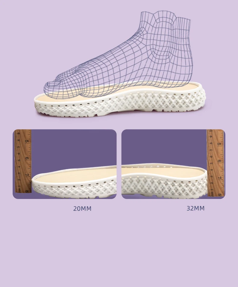 Diy Hand Knitting Air Cushion Soles Cushions Shockproof Coles Casual Wear Soles Replace Worn Soles Male Wave Sole Sports Soles detail