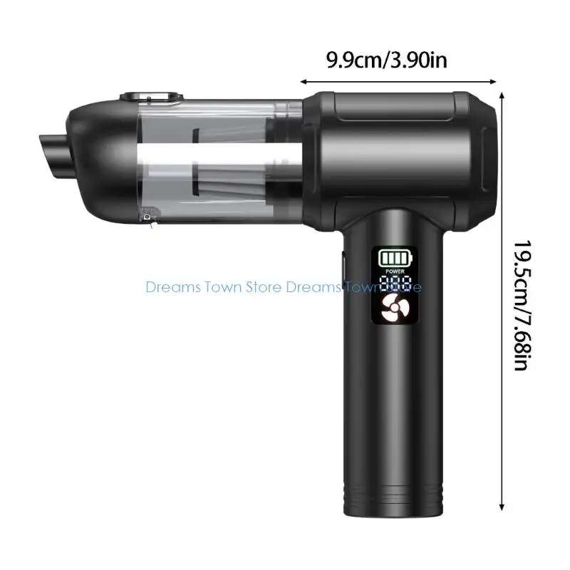 HX6A Portable Cordless Vacuum and Blower for Home Office, Car Seats and Desktop Clean product view