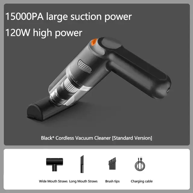 9500PaWireless Handheld Vacuum Cleaner Large Suction Car Vacuum Cleaner Household Mini Pet Hair Vacuum Cleaner Pet Hair Absorber product view