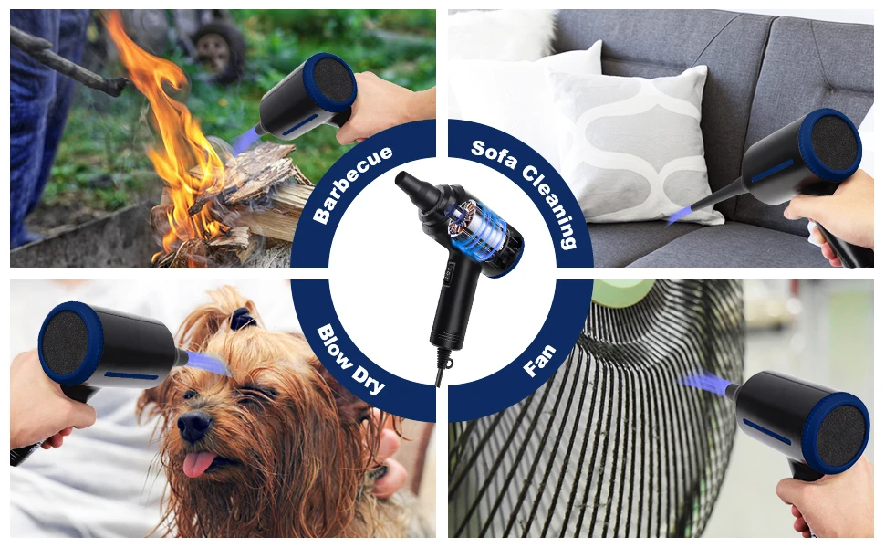 500W Cordless Electric Air Duster,Computer Vacuum Cleaner for Car,Handheld Electric Air Blower,Desk Mini Air Spray Cleaner Tool detail