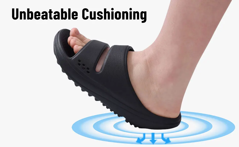Bebealy Women Orthopedic Slippers With Arch Support Outdoor Men Slippers Soft Antiskid Home Slippers Indoor EVA Cloud Slippers detail