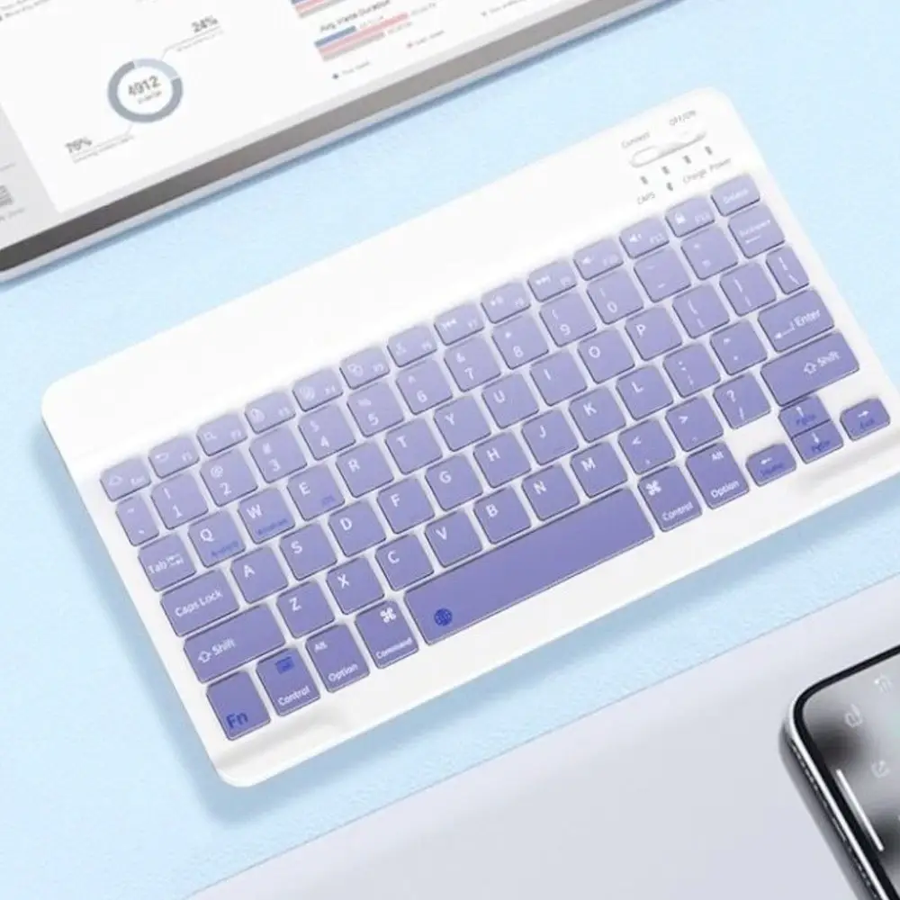 Ultra Thin 10 Inch Bluetooth Keyboard Rechargeable Mini Wireless Keyboard Universal Portable Portable Keyboard Mobile Use product view