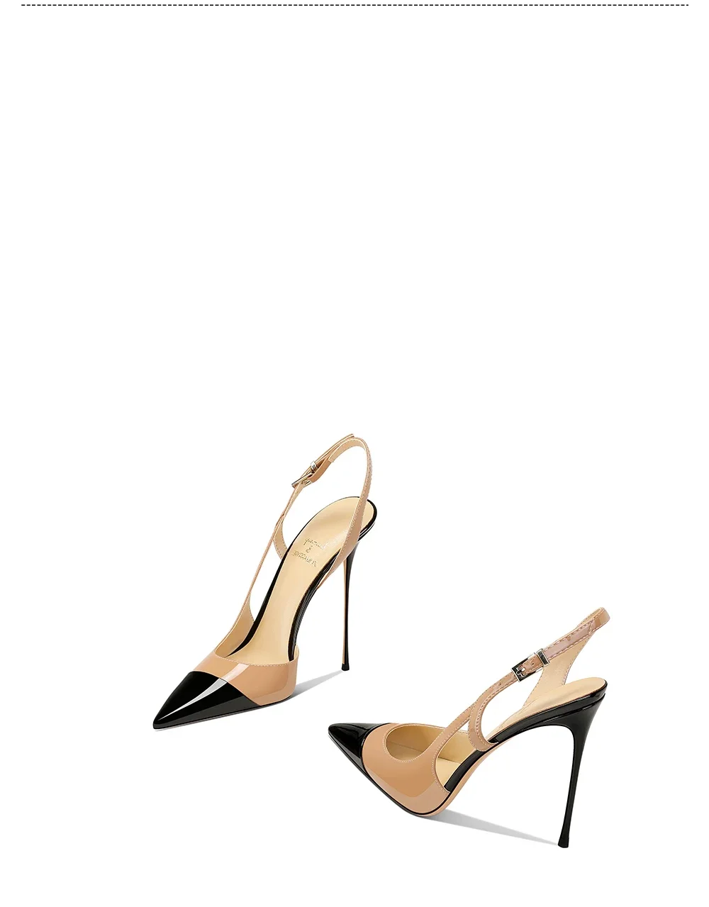 White Patent Leather Design with a High-End and Non-Tiring Foot Feel. 2026 New Pointed and Slim Heeled High Heels for Women detail