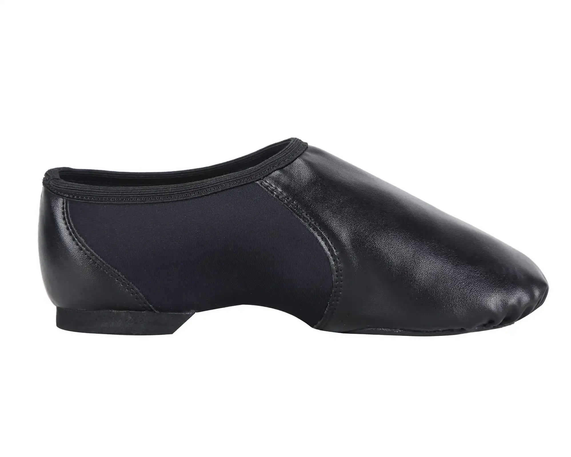 Slip-on Jazz Shoe with Circle Elastic for Women and Men's Dance Shoes product view
