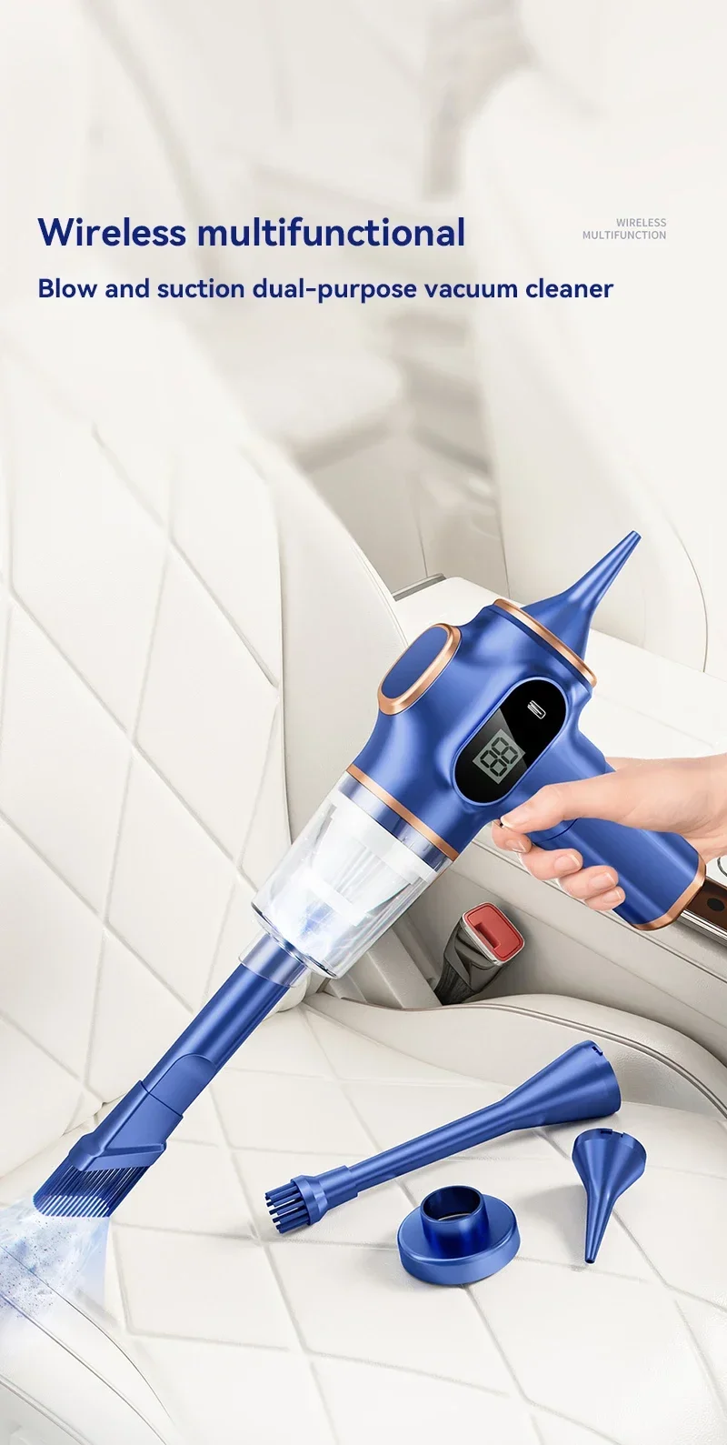 Xiomi 9500000Pa Handheld Wireless Vacuum Cleaner Cordless Portable Cleaning Robot Home and Car Use Large Suction Vacuum Cleaner detail