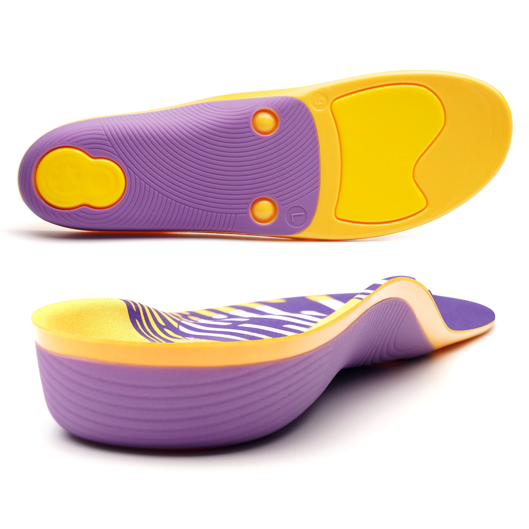 Severe Flat Foot Orthotic Insole Plantar Fasciitis Relieve Heel Pain Arch Support Shoes Insert For Women Men Sneakers Boots Sole detail