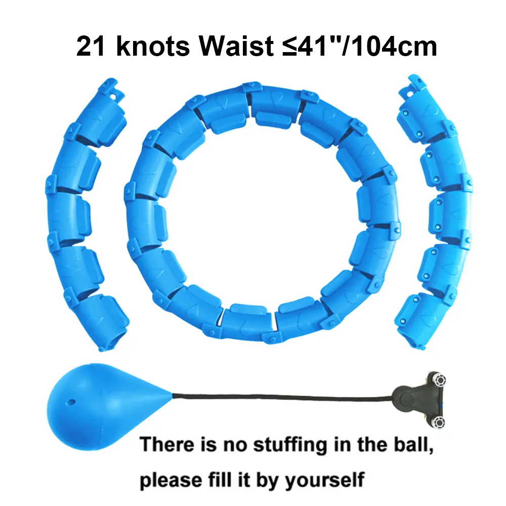 21/24/27/30 Knots Sport Fitness Hoops Abdominal Thin Waist Exercise Massage Hoop Fitness Equipment Gym Home Training Weight Loss product view