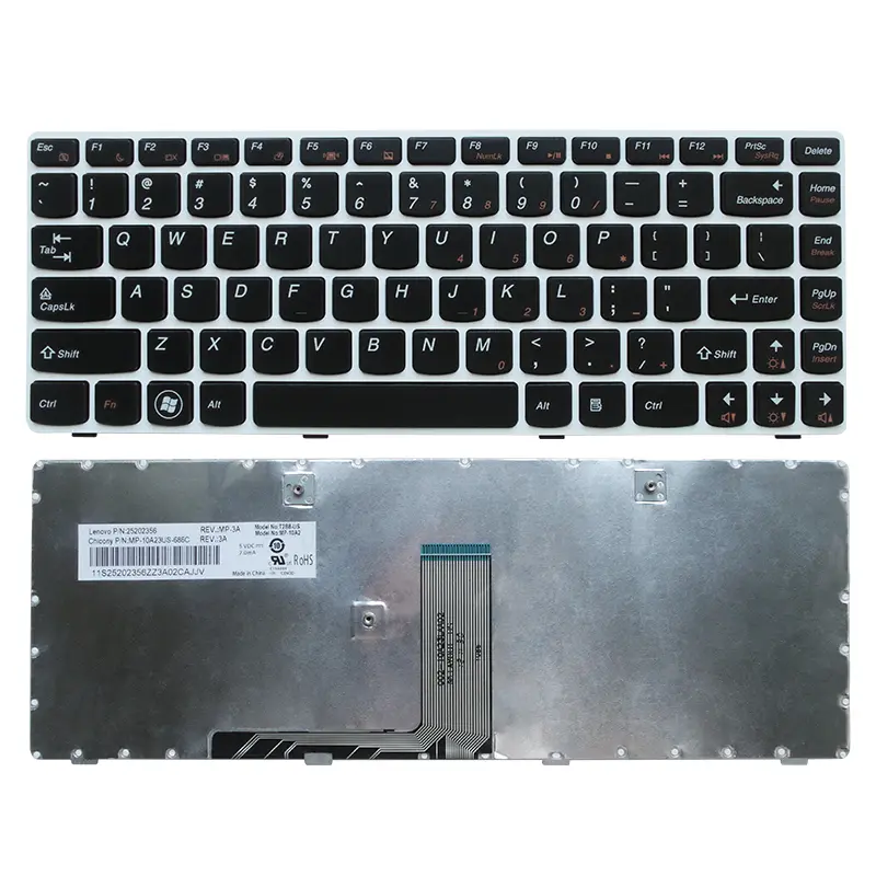 US/RU/SP/BR English NEW Laptop Keyboard For Lenovo G480 G485 Z380 Z480 Z485 G410 G405 G490 A/AM/AT S410P Flex14G Flex14D Flex14A product view