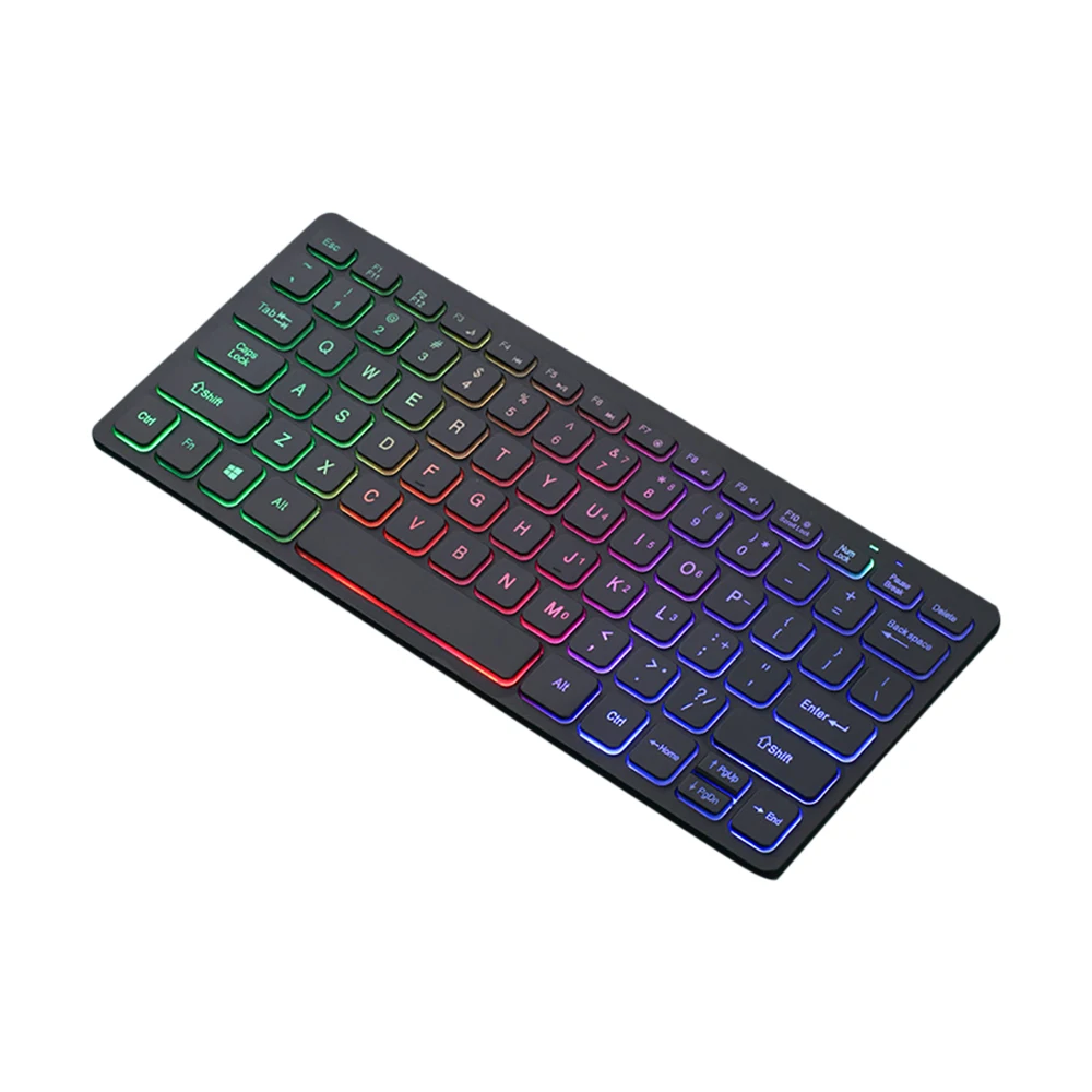 78 key Backlit Wired Keyboard Mini Small Laptop External Keyboard Portable Ultra-Slim Tablet Keyboard detail