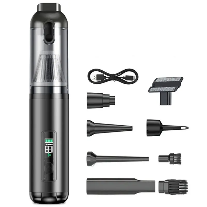 2026-Car Office Desk,Keyboard Cordless Handheld Vacuum Cleaner 16000Pa Suction Portable Mini For Small Jobs