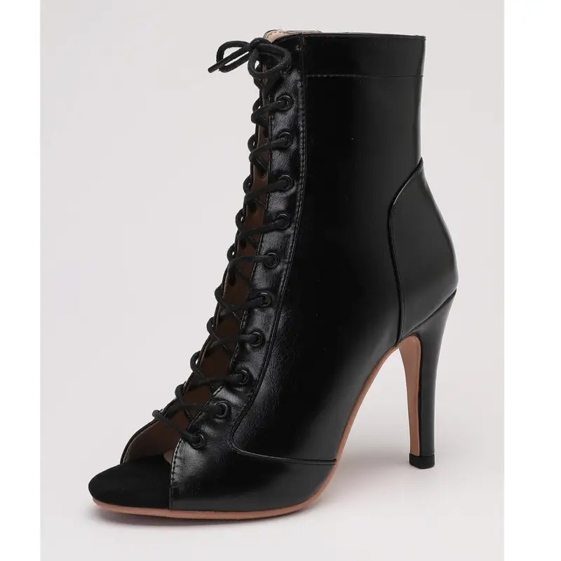High Quality Party Stilettos Jazz Dance Ballroom Suede Sole Customizable Latin Dancing Outdoor Sexy Booties Big Size product view