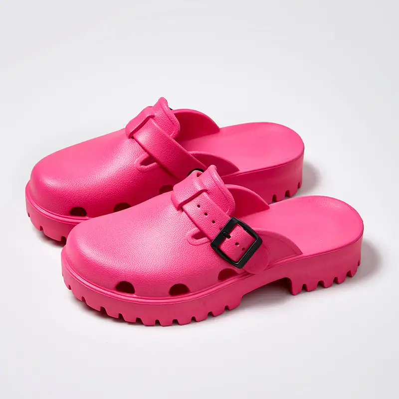 Smile Pop Women Platform Sandals Summer Clogs Slippers Fashion Women's Flat Slippers Outdoor Antiskid Waterproof Home Sandals product view