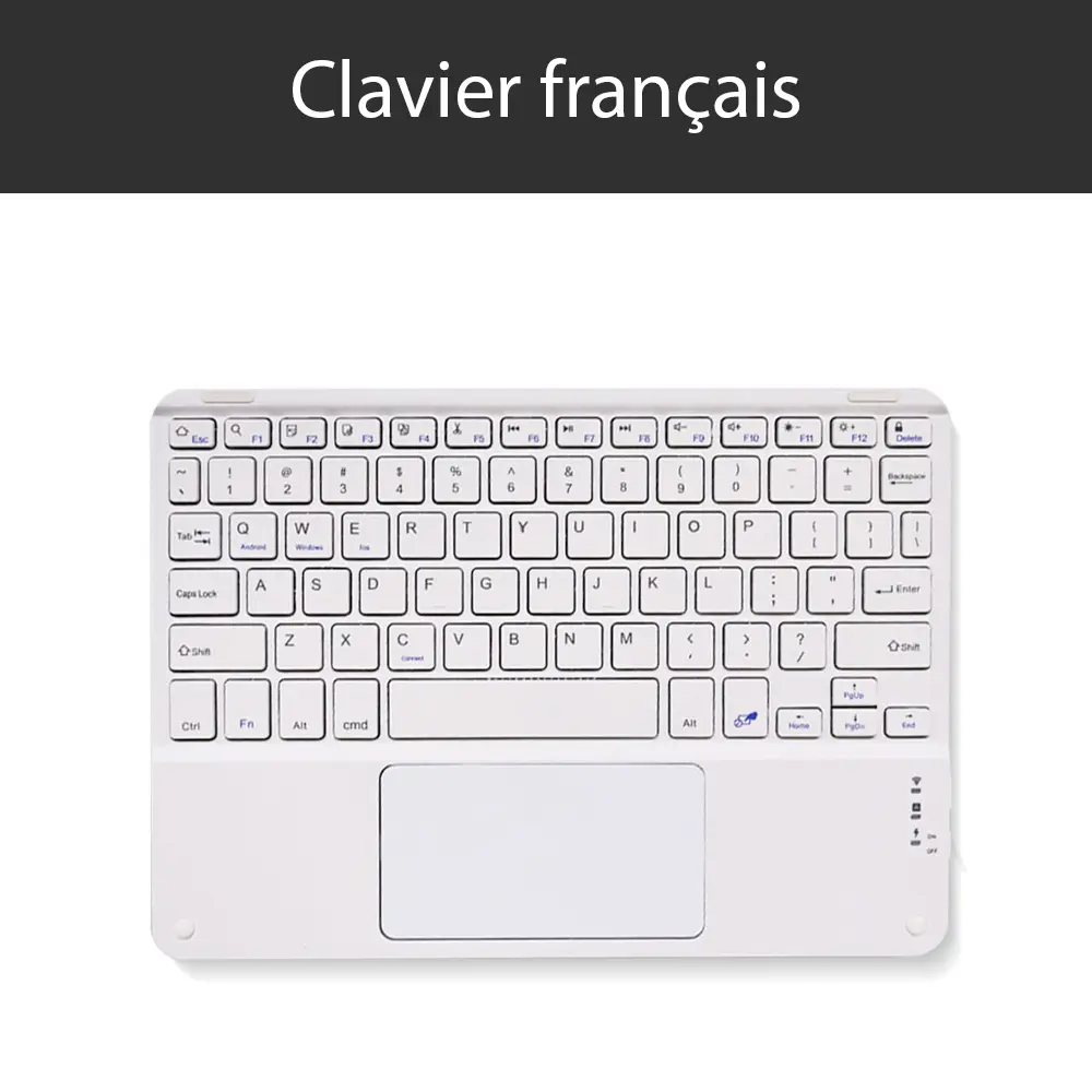 Extra Long Standby Wireless Keyboard For Android IOS Windows Samsung Apple Phone Tablet Keyboard White Ipad Keyboard And Mouse product view