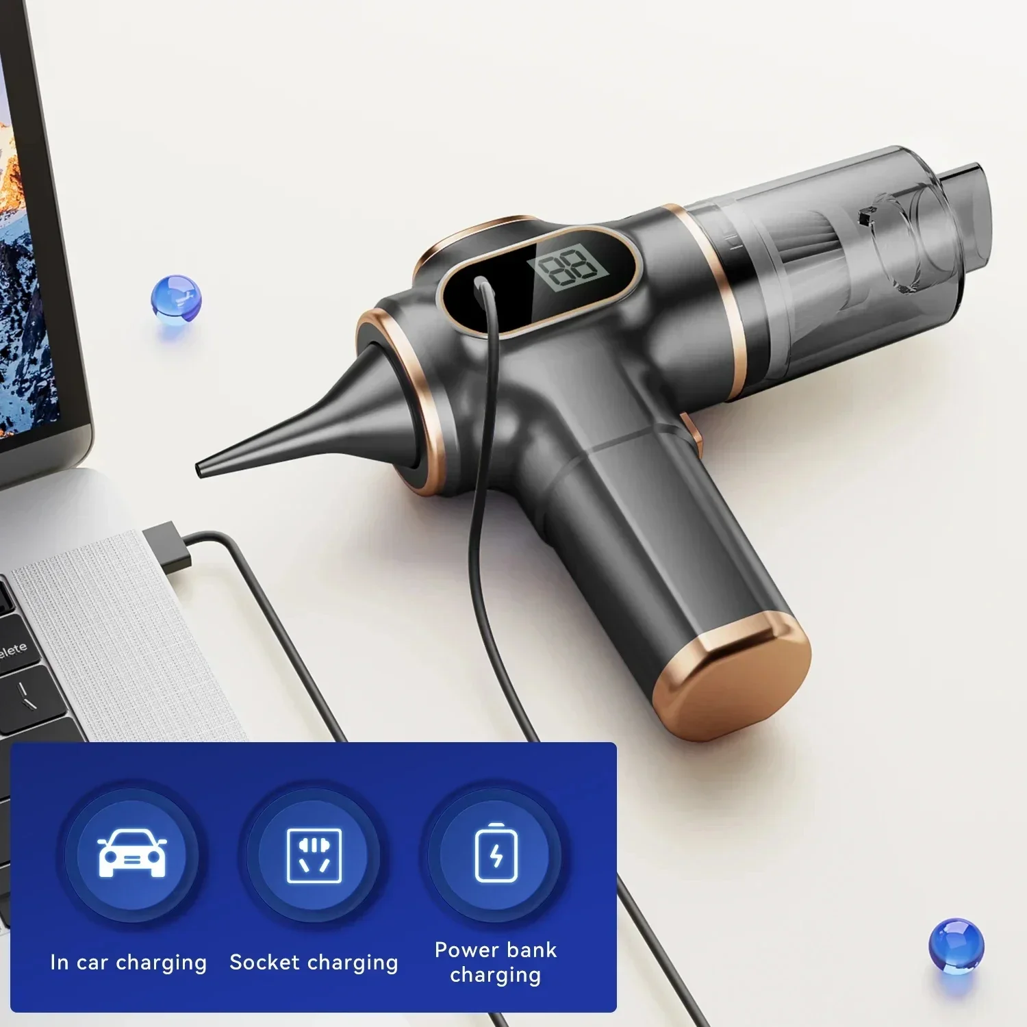 Xiomi 9500000Pa Handheld Wireless Vacuum Cleaner Cordless Portable Cleaning Robot Home and Car Use Large Suction Vacuum Cleaner product view