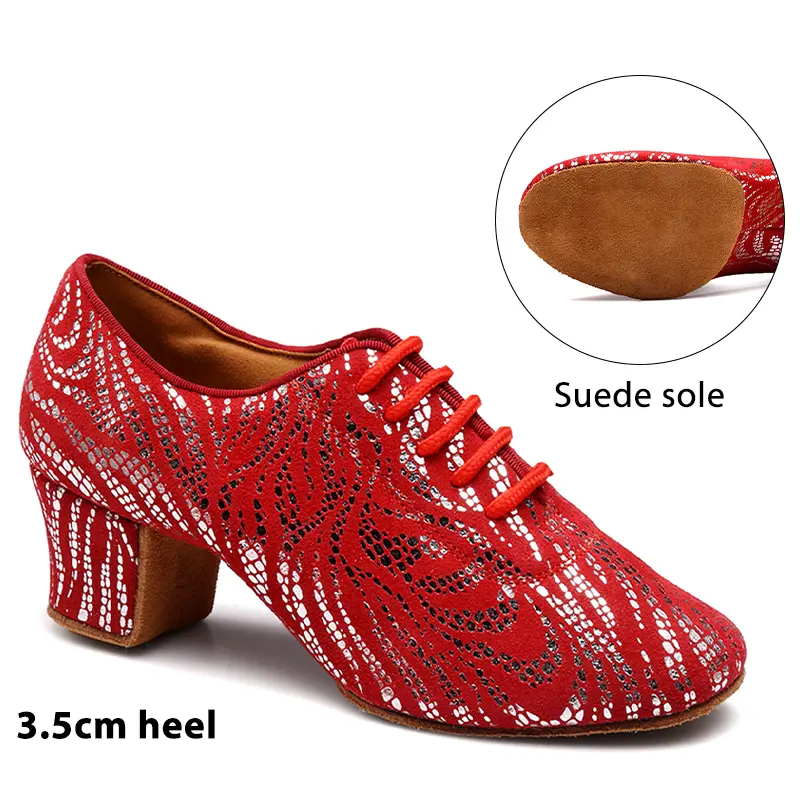 Women Shoes Women Sneakers For Girls Ladies Woman Sneakers Short Boot Tango Modern Dancing Shoes Square Dance Shoes 5CM Heels product view
