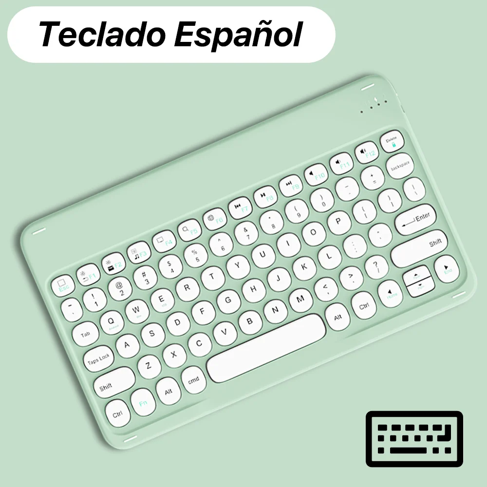 Bluetooth Keyboard Mouse for Tablet Phone Laptop for iPad Keyboard Spanish Portuguese Russian Hebrew Arabic French Keyboard product view