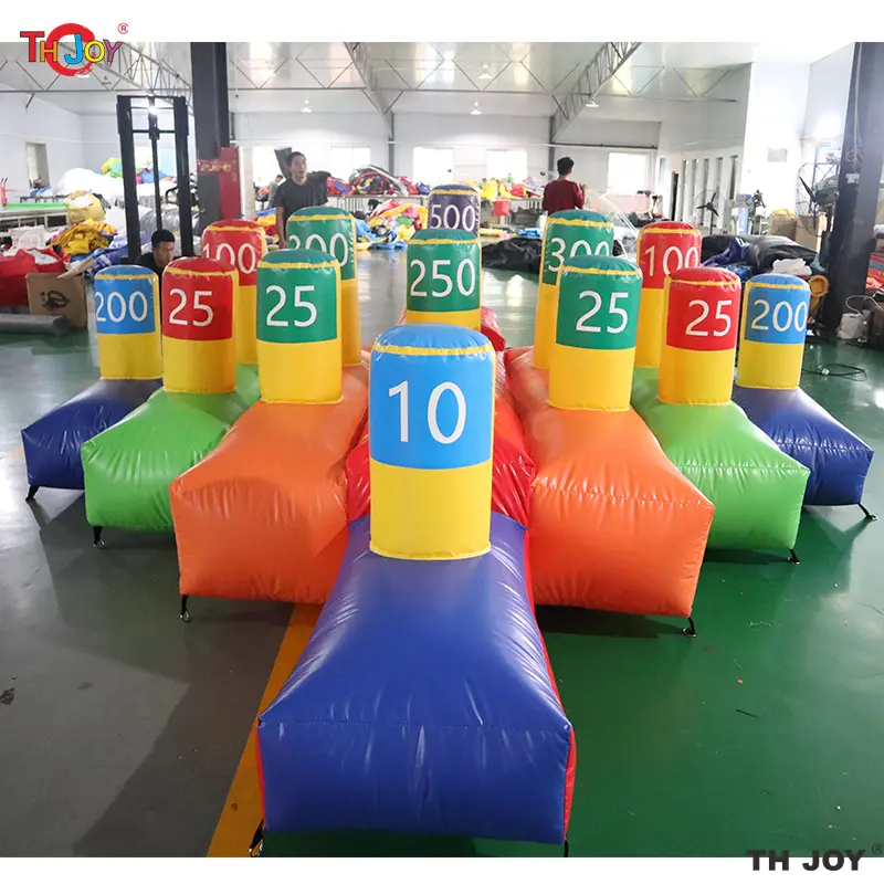 Carnival Interactive Pumpkin Loop Game  Inflatable Holiday Hula Ring Toss Game Hoop Throwing Game Backyard Hula Hoop Tossing Toy product view