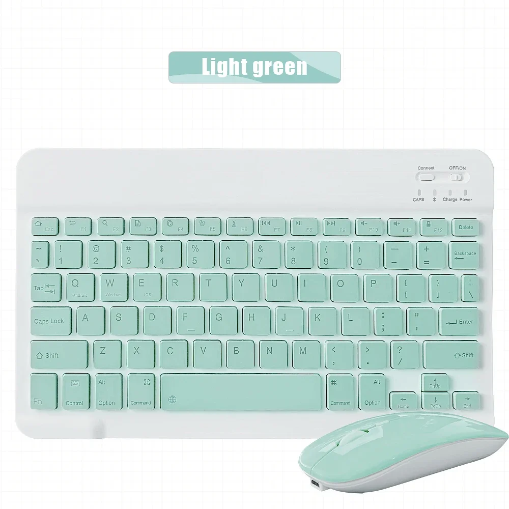 Tablet Wireless 10inch Keyboard For iOS Android Windows For iPad Huawei Samsung Teclado Bluetooth-compatible Keyboard and Mouse detail