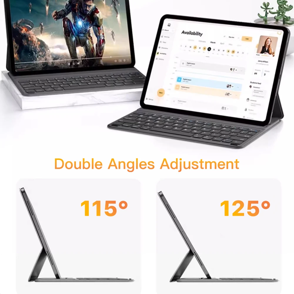 Magic Keyboard Magnetic for IPad 11th 2025 Air 13in 11in Bluetooth Keyboard Wireless for IPad Air 4 5 6 7 Pro 11 12.9 Case Stand product view