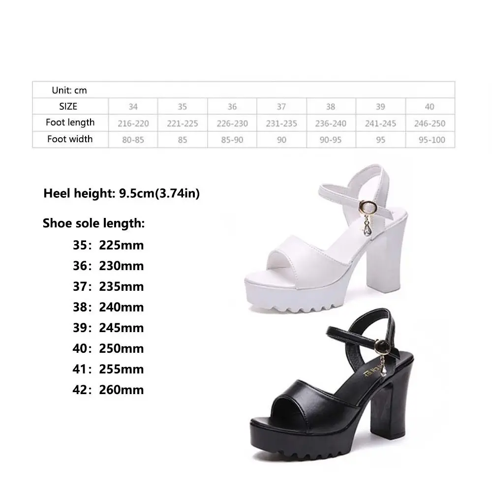 Fashion Fish Mouth High Heel Sandals Buckle Slope Non-slip Wedges Sandals Casual Comfortable Women's Sandals Summer detail