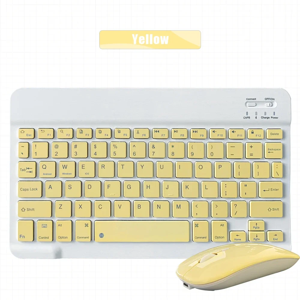 Tablet Wireless 10inch Keyboard For iOS Android Windows For iPad Huawei Samsung Teclado Bluetooth-compatible Keyboard and Mouse detail