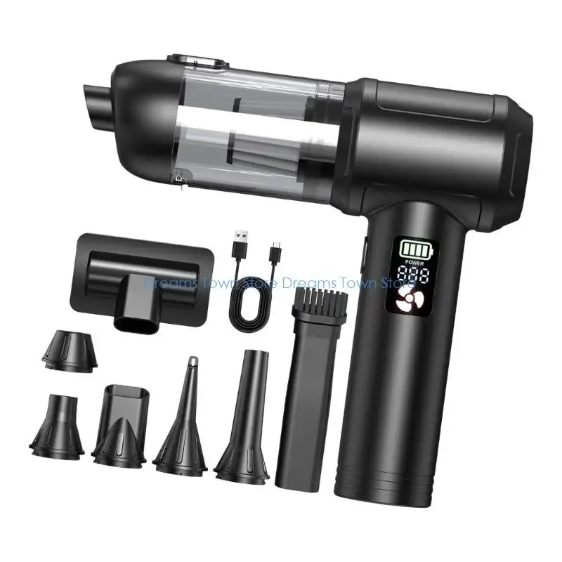 HX6A Portable Cordless Vacuum and Blower for Home Office, Car Seats and Desktop Clean