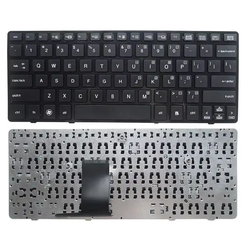 UK/US/BR/SP/RU NEW keyboard for HP EliteBook 2570 2570P 2560 2560p England Laptop KB SILVER frame product view