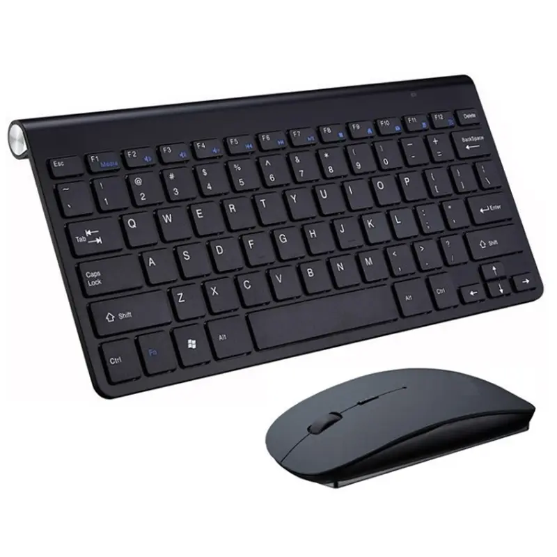2.4G Wireless Keyboard and Mouse Combo Mini Korean Russian Spanish Hebrew Arabic Keyboard Mouse Set For Notebook Laptop Mac product view