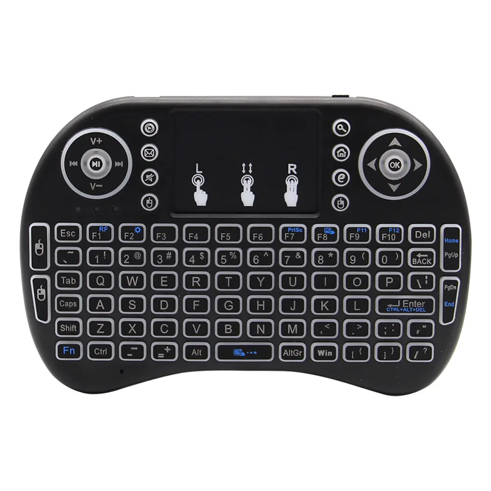 i8 Mini Wireless Battery Keyboard 2.4GHz English Language Air Mouse With Touchpad Handheld for Laptop Android TV Box PC product view