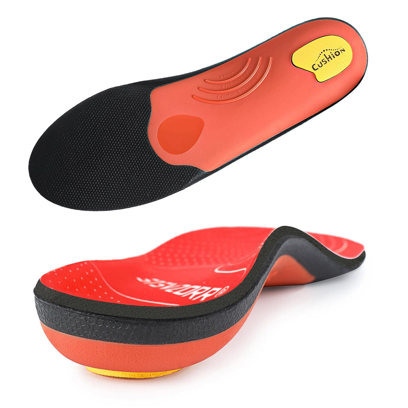 Flat Feet Template Arch Support Orthopedic Insoles,Men Women Plantar Fasciitis Heel Pain Orthotics Insoles Sneakers Shoe Inserts detail