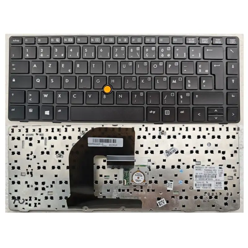 New US/RU Keyboard For HP EliteBook 8470B 8470P 8470 8460 8460p 8460w ProBook 6460 6460b 6470 6470b laptop Without Point stick product view