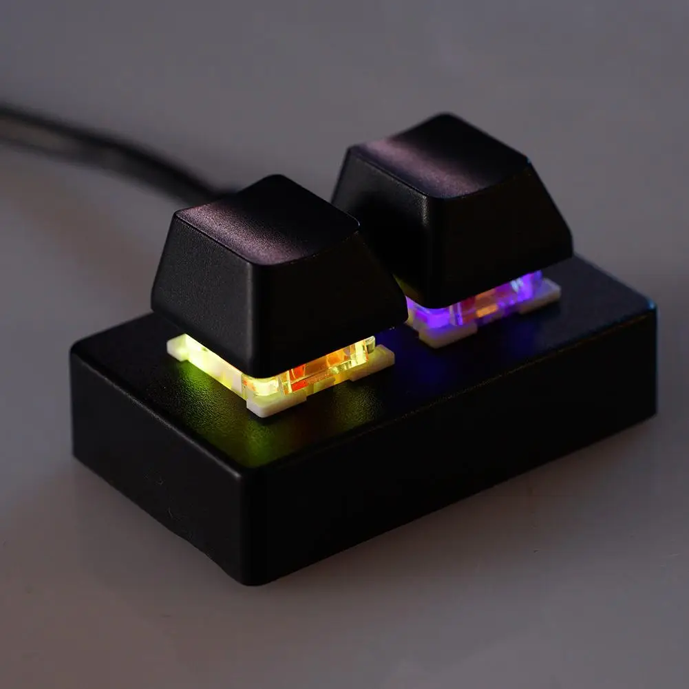 Brand-new Black RGB USB Keypad 2-key Copy And Paste One-key Password Shortcut Combinations Multiple Keys Custom Gaming Keyboard detail