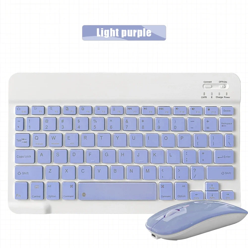 Tablet Wireless 10inch Keyboard For iOS Android Windows For iPad Huawei Samsung Teclado Bluetooth-compatible Keyboard and Mouse detail