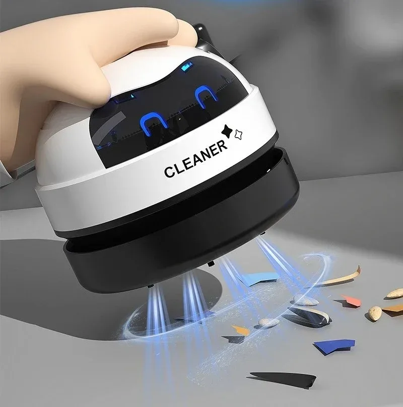 Mini Handheld USB Rechargeable Vacuum Cleaner For Keyboard Car Pet Hair Rubber Shavings Desktop Dust Removal detail