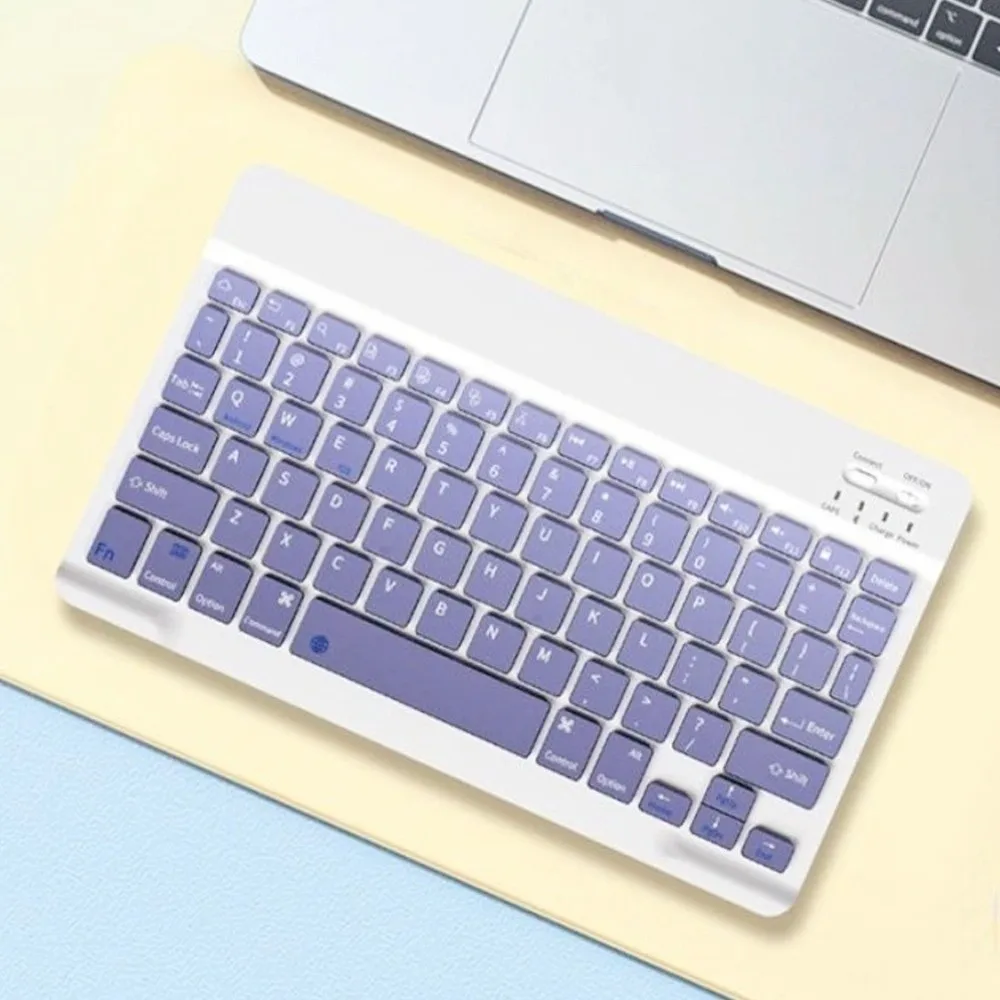 Ultra Thin 10 Inch Bluetooth Keyboard Rechargeable Mini Wireless Keyboard Universal Portable Portable Keyboard Mobile Use detail