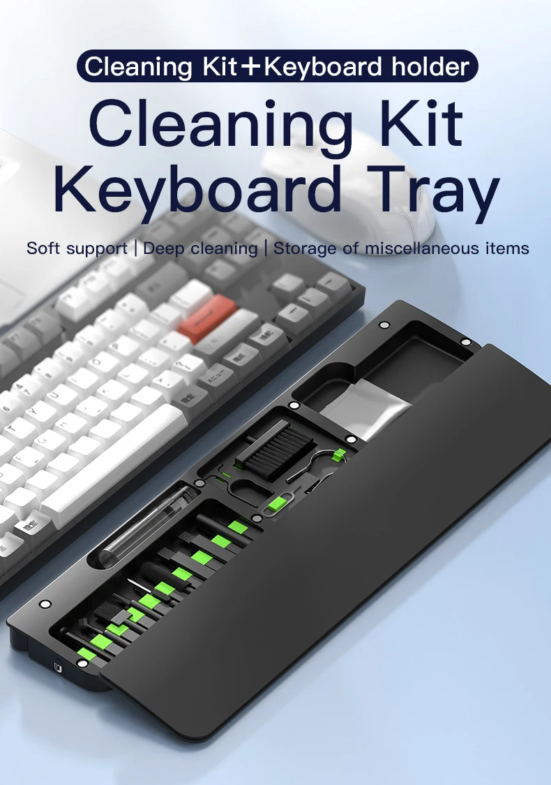 Cleaning Set: Computer Keyboard Cleaning Brush, Headphones, iPad, Mobile Phone Cleaning Pen, Keyboard, Camera Cleaning Brush detail