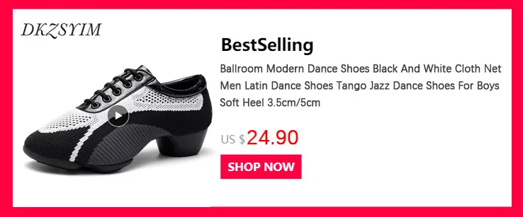 DKZSYIM Women Latin Dance Shoes Modern Tango Jazz Shoes Outdoor Leopard print Dance Shoes Woman Dance Sneaker SIZE34-41 detail