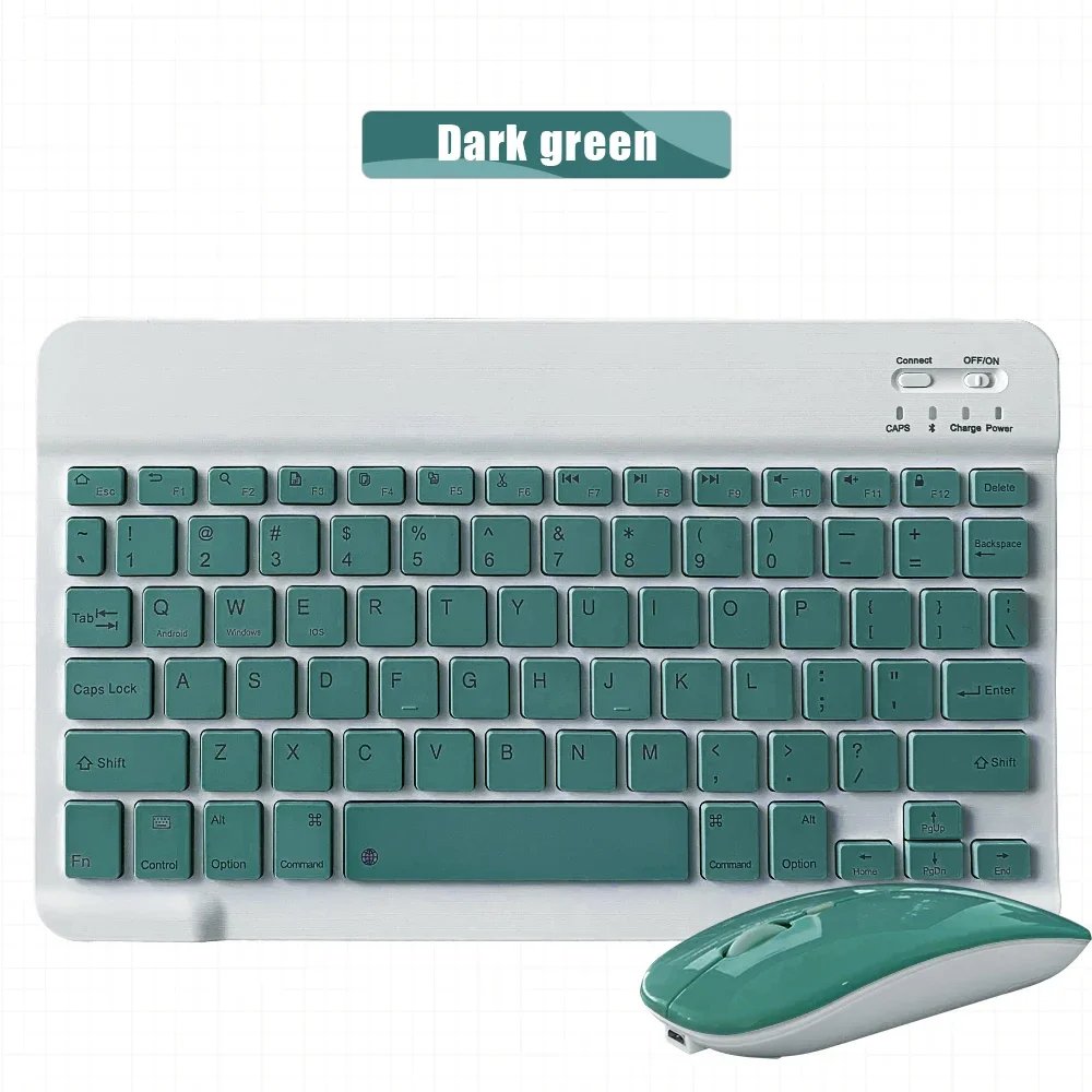Tablet Wireless 10inch Keyboard For iOS Android Windows For iPad Huawei Samsung Teclado Bluetooth-compatible Keyboard and Mouse detail