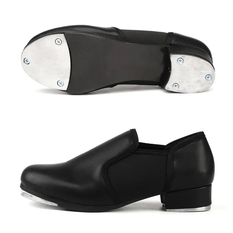 Tap Dance Shoes Sports Dance Shoes Women/Men Kicked Shoes Performance Tap Dancing Shoes Step Sneakers High-impact Aluminum Plate product view