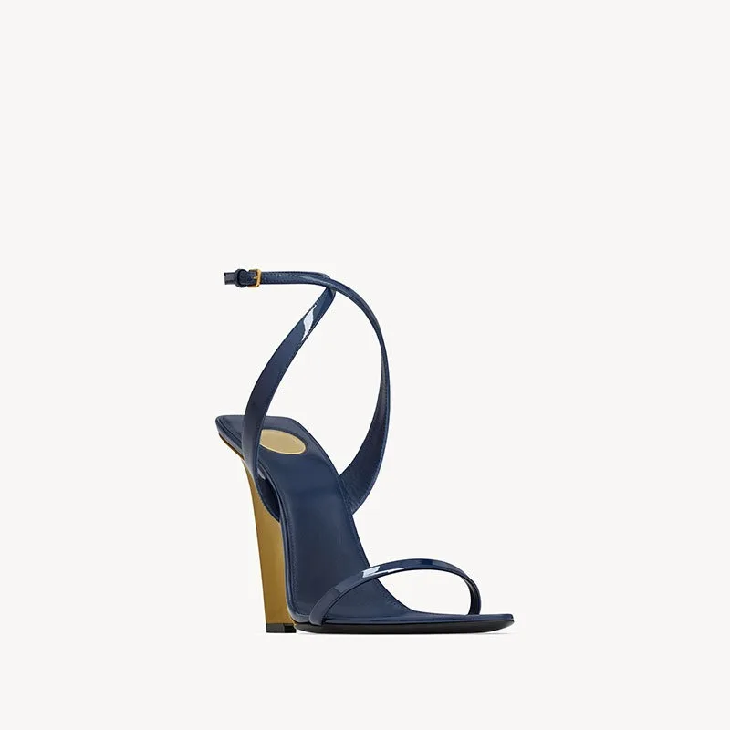 2025 Summer New Slope Heel Pointed High Heel Sandals Wedding Fashion Show Party Women's 34-44 Large Sandals detail