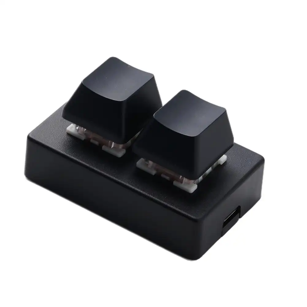 Brand-new Black RGB USB Keypad 2-key Copy And Paste One-key Password Shortcut Combinations Multiple Keys Custom Gaming Keyboard product view