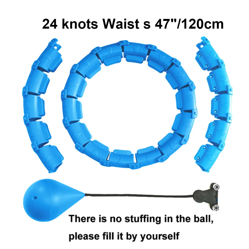 21/24/27/30 Knots Sport Fitness Hoops Abdominal Thin Waist Exercise Massage Hoop Fitness Equipment Gym Home Training Weight Loss product view