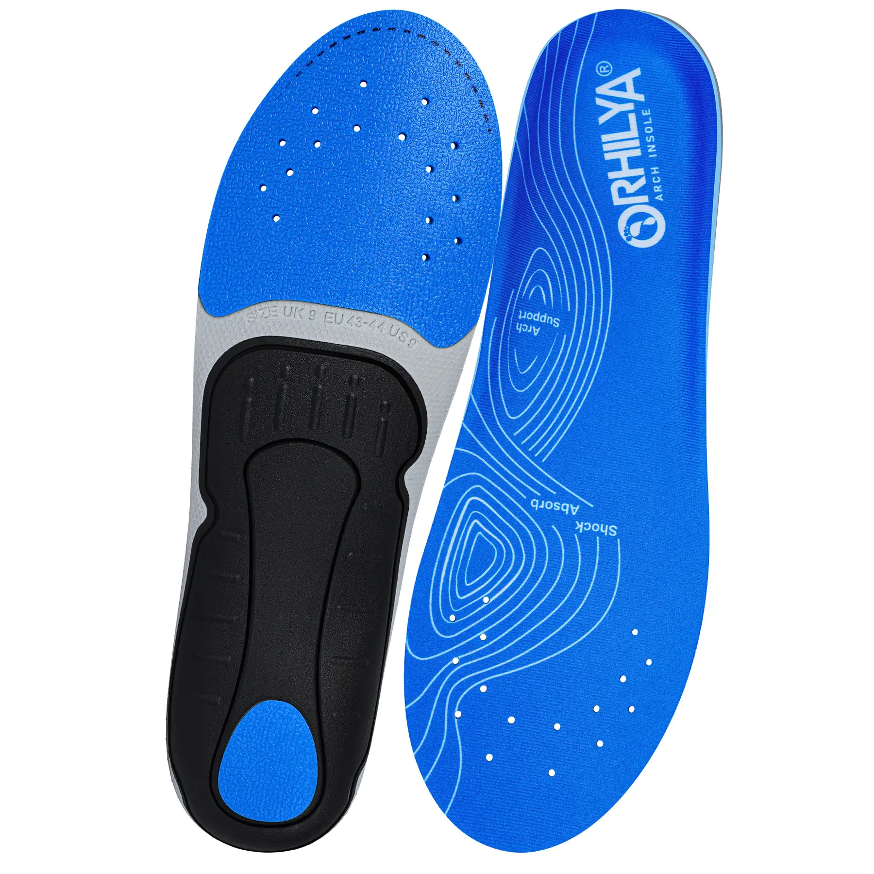 Orthopedic Sport Insole Plantar Fasciitis Flat Foot High Arch Support Men Women Sneaker Orthotic Plantillas Insert Shoe Sole product view