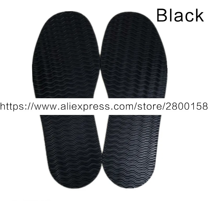 1 Pair DIY Rubber Full Sole Repair Shoes Tire Grain Wave Pattern Repair Worker Shoes Outsole 4mm Stick On Full Soles Heel Pads detail