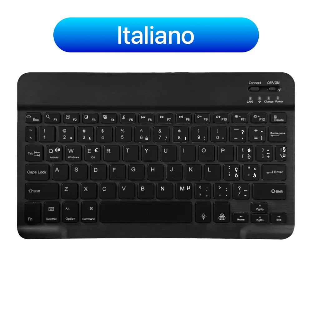 2026 New Bluetooth Keyboard Mouse For iPad Xiaomi Samsung Android iOS Windows Tablet Phone Mini Wireless Keyboard Spanish Hebrew detail