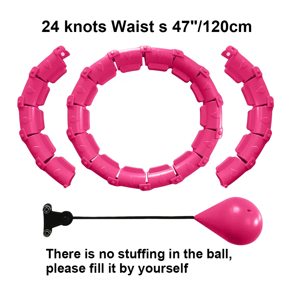 21/24/27/30 Knots Sport Fitness Hoops Abdominal Thin Waist Exercise Massage Hoop Fitness Equipment Gym Home Training Weight Loss product view